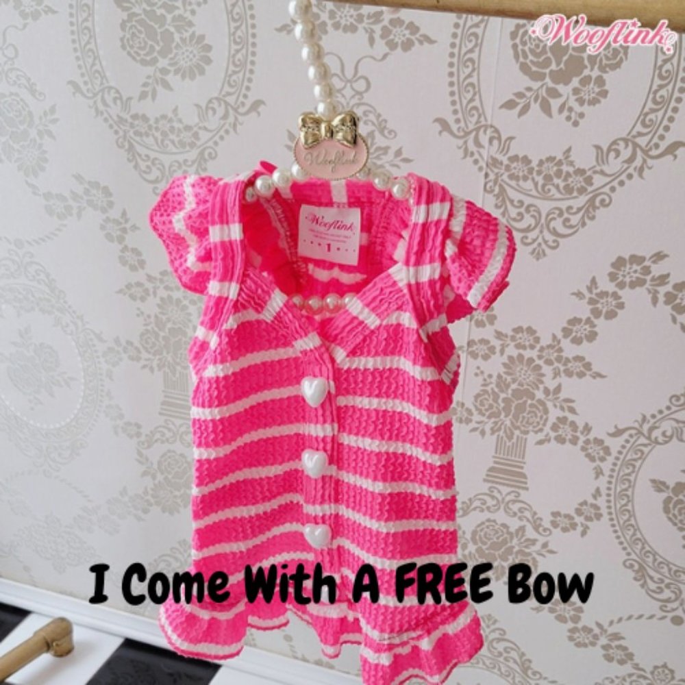 Summer Vacation Mini Dress by Wooflink - PINK SIZE 4